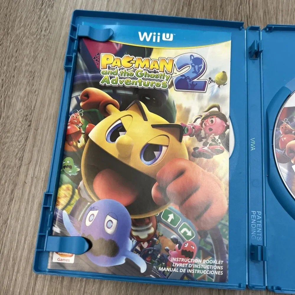 Pacman & Ghostly Adventures 2 Nintendo Wii U 2012 CIB Complete w/ Manual Tested